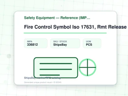 Fire Control Symbol Iso 17631, Rmt Release Station F/powder - Safety Equipment — Reference (IMPA) - IMPA 336812 - UOM PCS