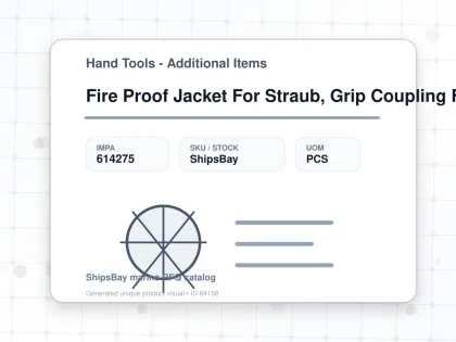 Fire Proof Jacket For Straub, Grip Coupling Fire-fence 50a - Hand Tools - Additional Items - IMPA 614275 - UOM PCS