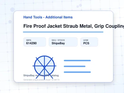 Fire Proof Jacket Straub Metal, Grip Coupling Fire-fence 100a - Hand Tools - Additional Items - IMPA 614290 - UOM PCS