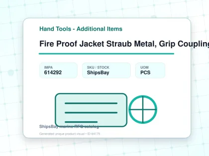Fire Proof Jacket Straub Metal, Grip Coupling Fire-fence 150a - Hand Tools - Additional Items - IMPA 614292 - UOM PCS