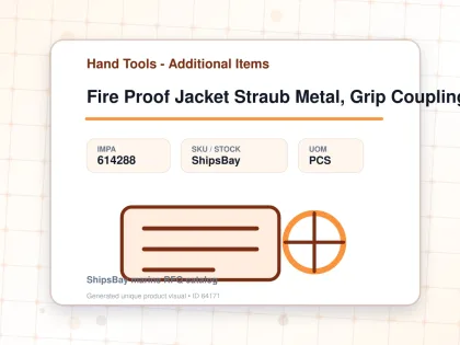 Fire Proof Jacket Straub Metal, Grip Coupling Fire-fence 65a - Hand Tools - Additional Items - IMPA 614288 - UOM PCS