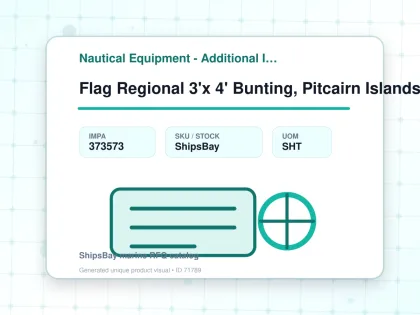 Flag Regional 3'x 4' Bunting, Pitcairn Islands - Nautical Equipment - Additional Items - IMPA 373573 - UOM SHT