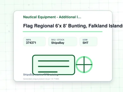 Flag Regional 6'x 8' Bunting, Falkland Islands - Nautical Equipment - Additional Items - IMPA 374371 - UOM SHT