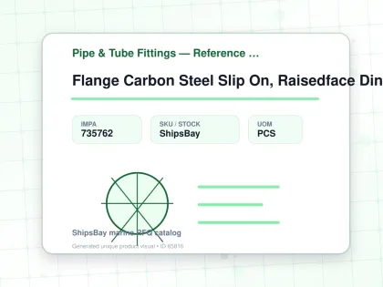 Flange Carbon Steel Slip On, Raisedface Din86029 Pn10 150mm - Pipe & Tube Fittings — Reference (IMPA) - IMPA 735762 - UOM PCS