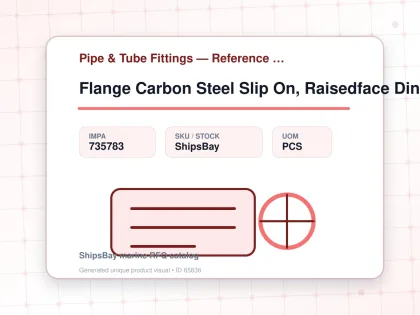 Flange Carbon Steel Slip On, Raisedface Din86030 Pn16 175mm - Pipe & Tube Fittings — Reference (IMPA) - IMPA 735783 - UOM PCS