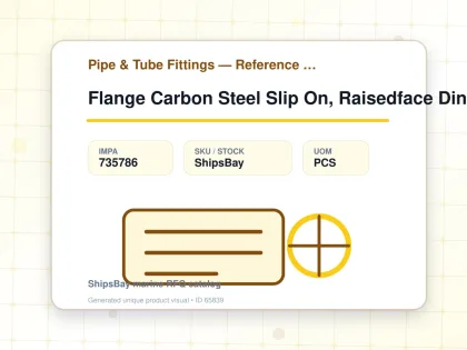 Flange Carbon Steel Slip On, Raisedface Din86030 Pn16 300mm - Pipe & Tube Fittings — Reference (IMPA) - IMPA 735786 - UOM PCS
