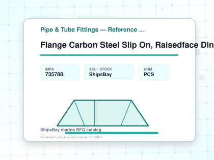 Flange Carbon Steel Slip On, Raisedface Din86030 Pn16 400mm - Pipe & Tube Fittings — Reference (IMPA) - IMPA 735788 - UOM PCS