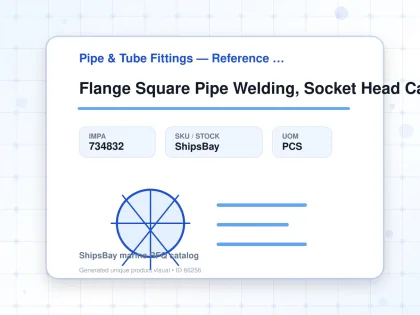 Flange Square Pipe Welding, Socket Head Cap Screw Ssb 20mm - Pipe & Tube Fittings — Reference (IMPA) - IMPA 734832 - UOM PCS