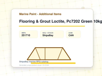 Flooring & Grout Loctite, Pc7202 Green 10kgs - Marine Paint - Additional Items - IMPA 251710 - UOM CAN