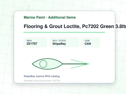 Flooring & Grout Loctite, Pc7202 Green 3.8ltr - Marine Paint - Additional Items - IMPA 251707 - UOM CAN