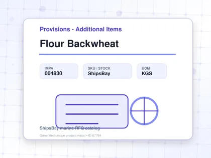 Flour Backwheat - Provisions - Additional Items - IMPA 004830 - UOM KGS