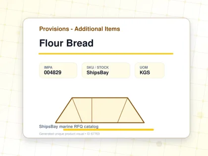Flour Bread - Provisions - Additional Items - IMPA 004829 - UOM KGS