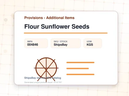 Flour Sunflower Seeds - Provisions - Additional Items - IMPA 004846 - UOM KGS