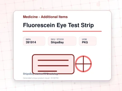 Fluorescein Eye Test Strip - Medicine - Additional Items - IMPA 391914 - UOM PKG