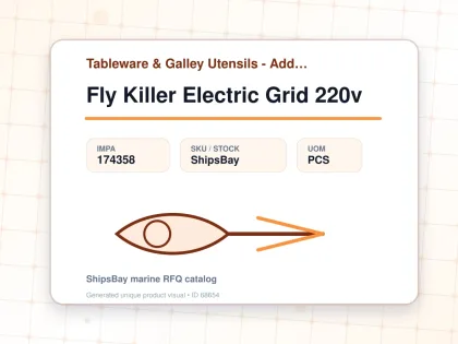 Fly Killer Electric Grid 220v - Tableware & Galley Utensils - Additional Items - IMPA 174358 - UOM PCS