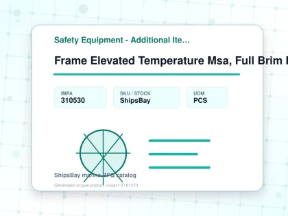 Frame Elevated Temperature Msa, Full Brim Hats V-gard 10116628 - Safety Equipment - Additional Items - IMPA 310530 - UOM PCS