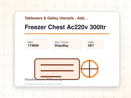 Freezer Chest Ac220v 300ltr - Tableware & Galley Utensils - Additional Items - IMPA 174659 - UOM SET