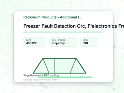 Freezer Fault Detection Crc, F/electronics Freezer/2 400ml - Petroleum Products - Additional Items - IMPA 450922 - UOM TIN