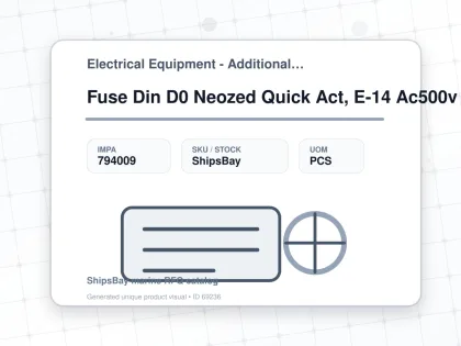 Fuse Din D0 Neozed Quick Act, E-14 Ac500v 10a - Electrical Equipment - Additional Items - IMPA 794009 - UOM PCS