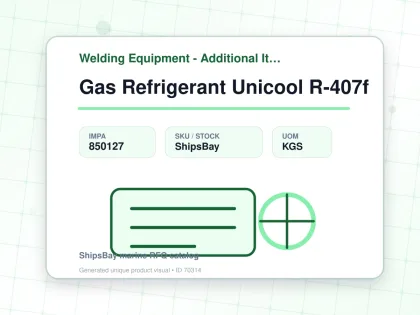 Gas Refrigerant Unicool R-407f - Welding Equipment - Additional Items - IMPA 850127 - UOM KGS