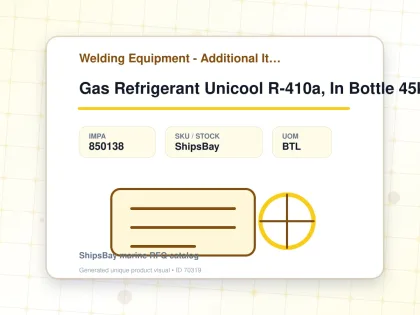 Gas Refrigerant Unicool R-410a, In Bottle 45kgs - Welding Equipment - Additional Items - IMPA 850138 - UOM BTL