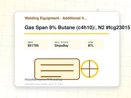Gas Span 8% Butane (c4h10)/, N2 #fcg23015 16ltr - Welding Equipment - Additional Items - IMPA 851705 - UOM BTL