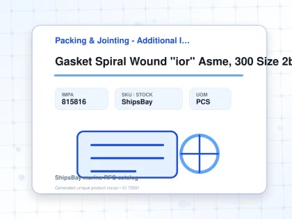 Gasket Spiral Wound "ior" Asme, 300 Size 2b W/more Details - Packing & Jointing - Additional Items - IMPA 815816 - UOM PCS