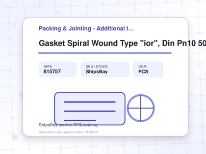 Gasket Spiral Wound Type "ior", Din Pn10 50a W/more Details - Packing & Jointing - Additional Items - IMPA 815757 - UOM PCS