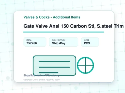 Gate Valve Ansi 150 Carbon Stl, S.steel Trim Flanged #1850 10" - Valves & Cocks - Additional Items - IMPA 757266 - UOM PCS