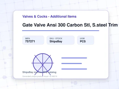 Gate Valve Ansi 300 Carbon Stl, S.steel Trim Flanged #1870 2" - Valves & Cocks - Additional Items - IMPA 757271 - UOM PCS