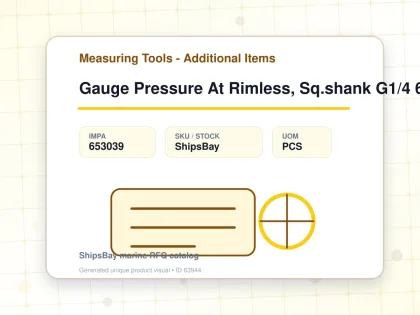 Gauge Pressure At Rimless, Sq.shank G1/4 60mm 0 - 0.7mpa - Measuring Tools - Additional Items - IMPA 653039 - UOM PCS