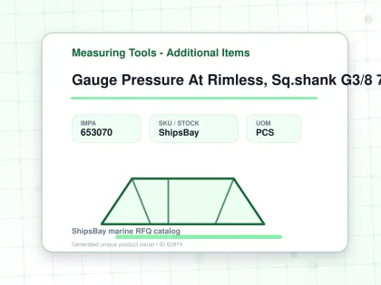 Gauge Pressure At Rimless, Sq.shank G3/8 75mm 0 - 1.6mpa - Measuring Tools - Additional Items - IMPA 653070 - UOM PCS