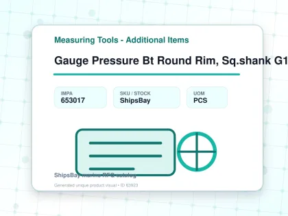 Gauge Pressure Bt Round Rim, Sq.shank G1/4 60mm 0 - 0.25mpa - Measuring Tools - Additional Items - IMPA 653017 - UOM PCS