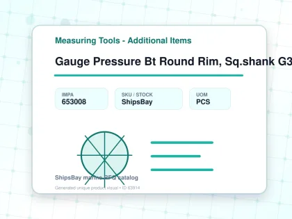 Gauge Pressure Bt Round Rim, Sq.shank G3/8 75mm 0 - 0.6mpa - Measuring Tools - Additional Items - IMPA 653008 - UOM PCS