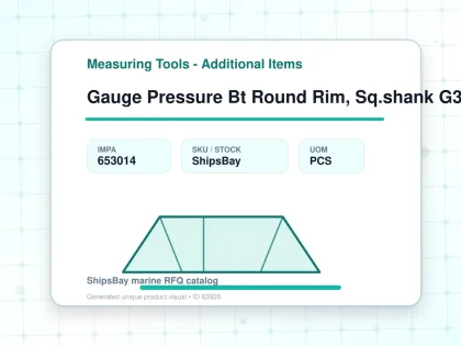 Gauge Pressure Bt Round Rim, Sq.shank G3/8 75mm 0 - 3.0mpa - Measuring Tools - Additional Items - IMPA 653014 - UOM PCS