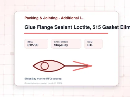 Glue Flange Sealant Loctite, 515 Gasket Eliminator 50ml - Packing & Jointing - Additional Items - IMPA 812790 - UOM BTL
