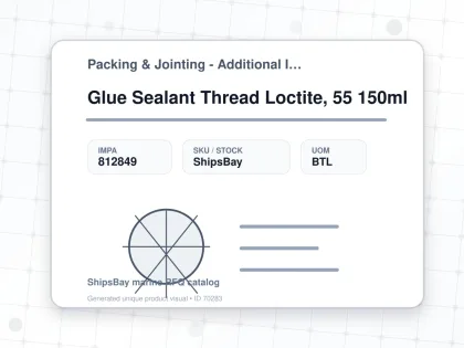 Glue Sealant Thread Loctite, 55 150ml - Packing & Jointing - Additional Items - IMPA 812849 - UOM BTL