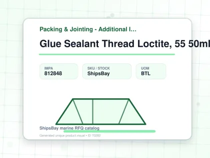 Glue Sealant Thread Loctite, 55 50ml - Packing & Jointing - Additional Items - IMPA 812848 - UOM BTL