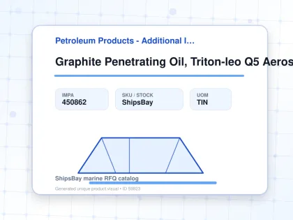 Graphite Penetrating Oil, Triton-leo Q5 Aerosol 150grm - Petroleum Products - Additional Items - IMPA 450862 - UOM TIN