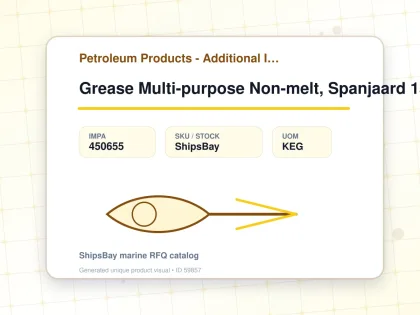 Grease Multi-purpose Non-melt, Spanjaard 15kg - Petroleum Products - Additional Items - IMPA 450655 - UOM KEG