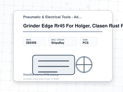 Grinder Edge Rr45 For Holger, Clasen Rust Remover - Pneumatic & Electrical Tools - Additional Items - IMPA 592459 - UOM PCS