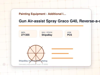 Gun Air-assist Spray Graco G40, Reverse-a-clean #24c857 - Painting Equipment - Additional Items - IMPA 271355 - UOM PCS
