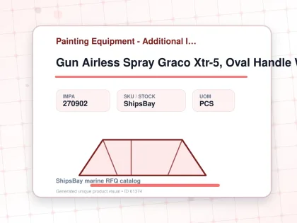Gun Airless Spray Graco Xtr-5, Oval Handle W/tip #xtr502 - Painting Equipment - Additional Items - IMPA 270902 - UOM PCS