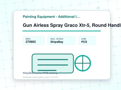 Gun Airless Spray Graco Xtr-5, Round Handle W/tip #xtr504 - Painting Equipment - Additional Items - IMPA 270903 - UOM PCS