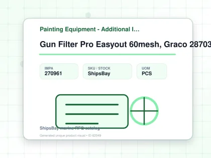 Gun Filter Pro Easyout 60mesh, Graco 287032 - Painting Equipment - Additional Items - IMPA 270961 - UOM PCS