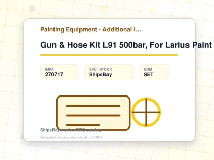 Gun & Hose Kit L91 500bar, For Larius Paint Sprayer - Painting Equipment - Additional Items - IMPA 270717 - UOM SET