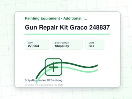 Gun Repair Kit Graco 248837 - Painting Equipment - Additional Items - IMPA 270964 - UOM SET
