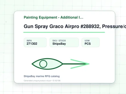 Gun Spray Graco Airpro #288932, Pressure/conventional 0.070" - Painting Equipment - Additional Items - IMPA 271302 - UOM PCS