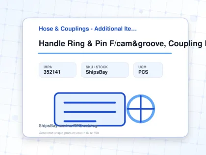 Handle Ring & Pin F/cam&groove, Coupling Brass 1" Sm990026 - Hose & Couplings - Additional Items - IMPA 352141 - UOM PCS
