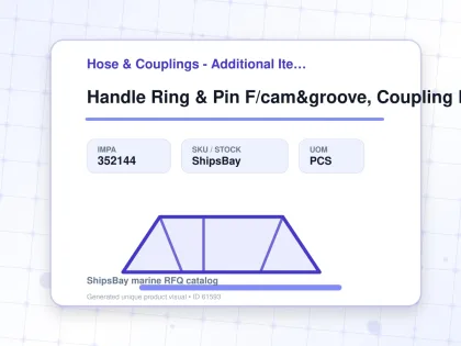 Handle Ring & Pin F/cam&groove, Coupling Brass 2" Sm990051 - Hose & Couplings - Additional Items - IMPA 352144 - UOM PCS